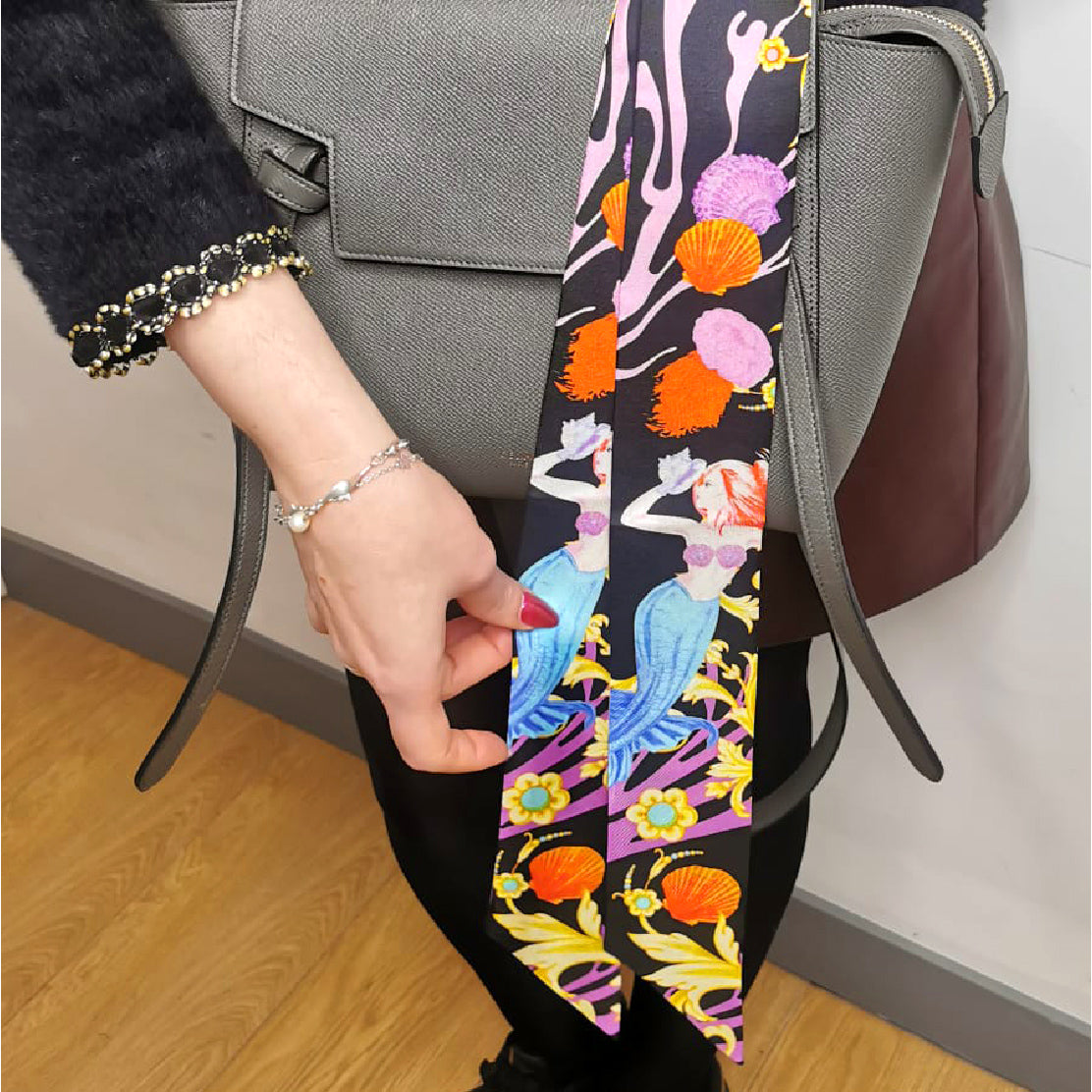 Sofia the Selkie ribbon silk scarf