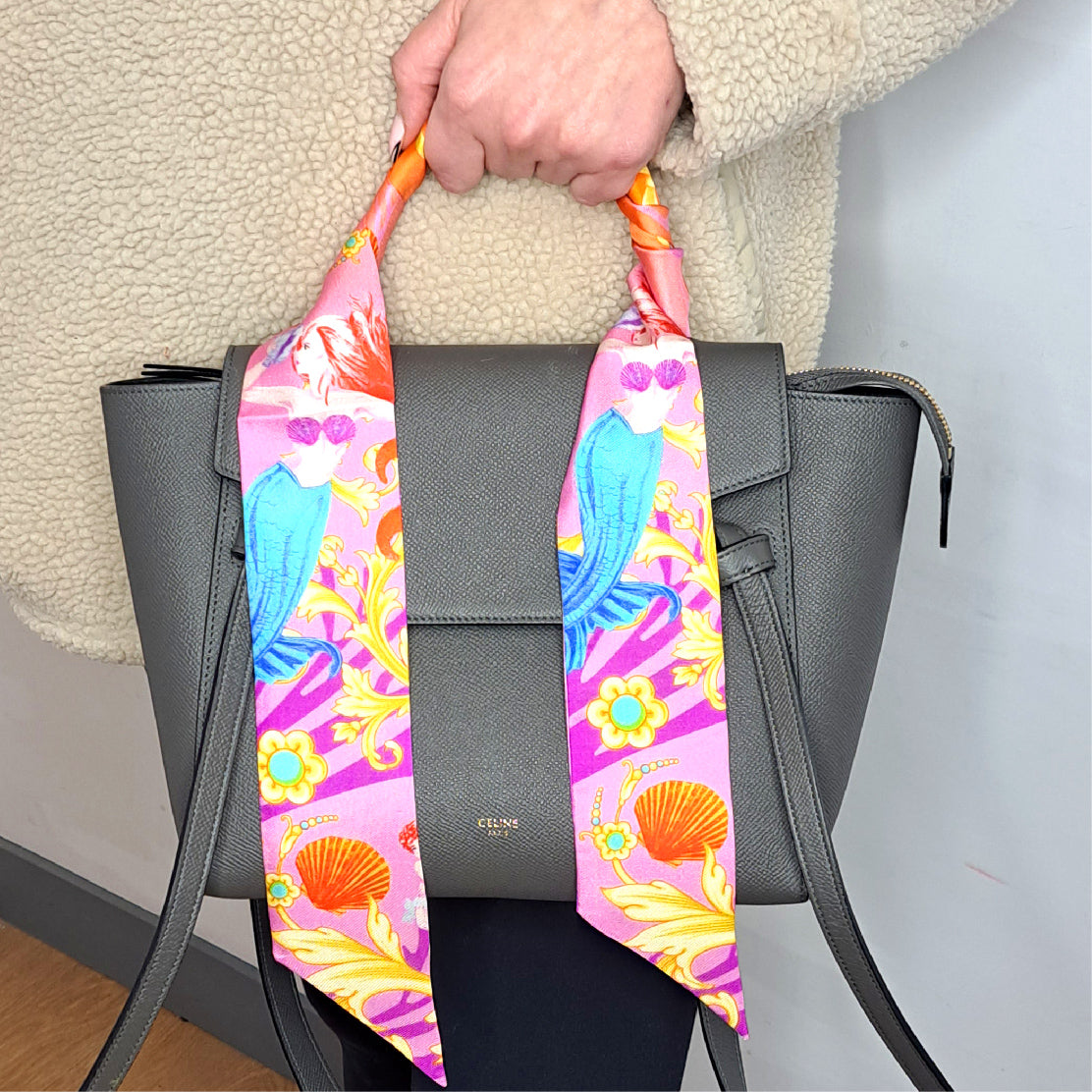 Sofia the Selkie ribbon silk scarf