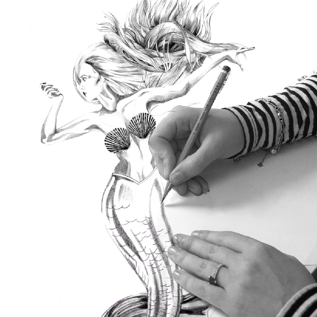 Sofia the Selkie 100% Silk Kaftan (short)