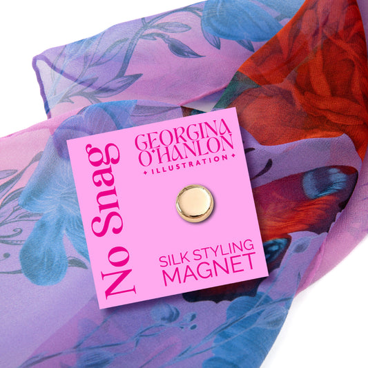 No snag silk styling magnet
