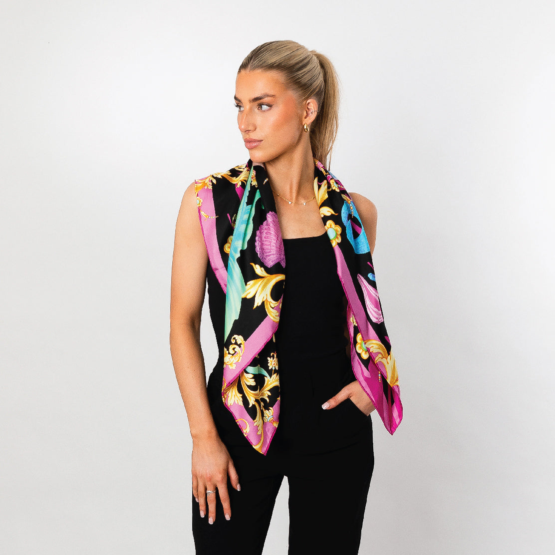 Sofia the Selkie silk scarf