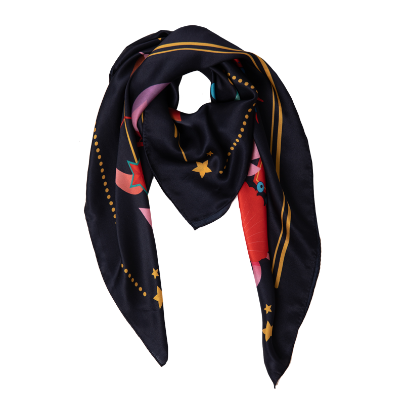 Zodiac Silk Scarf