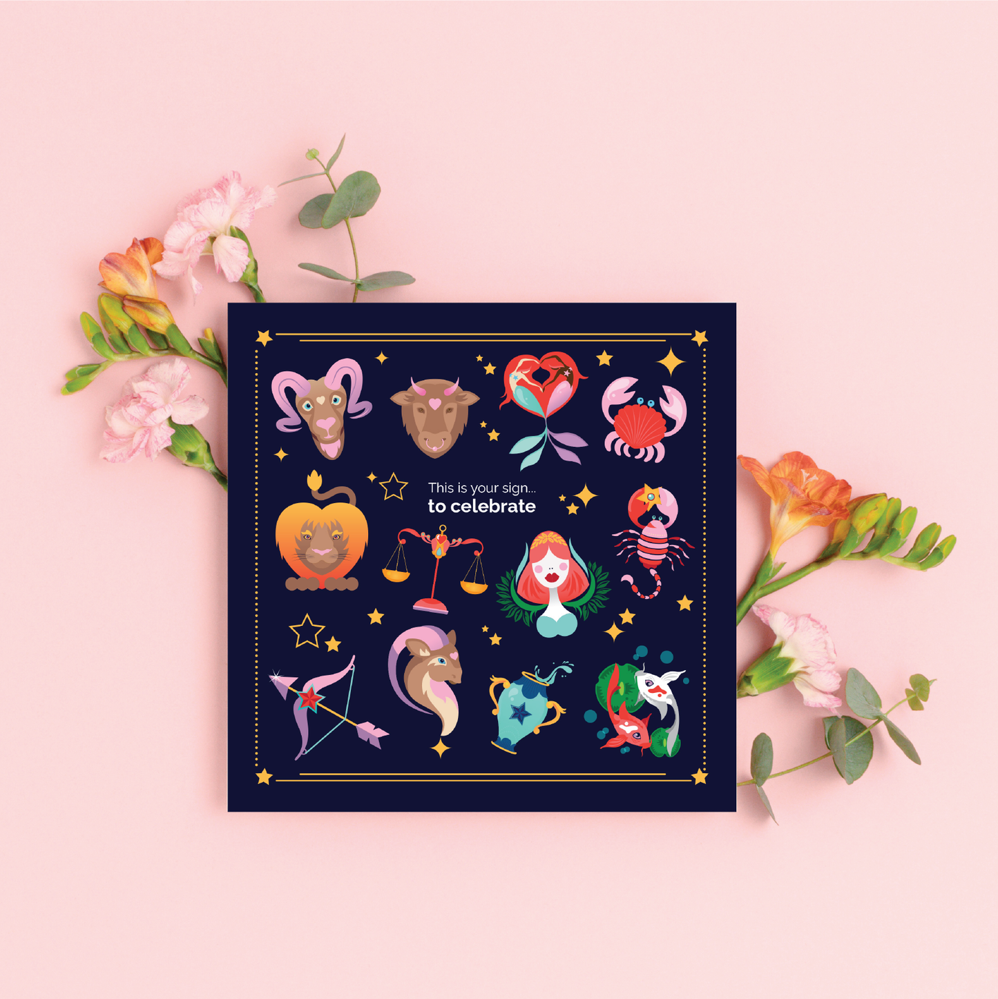Zodiac Greeting Card