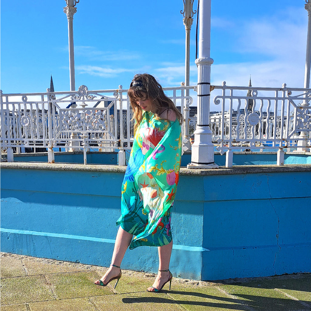 Sofia the Selkie Silk Kaftan (long)