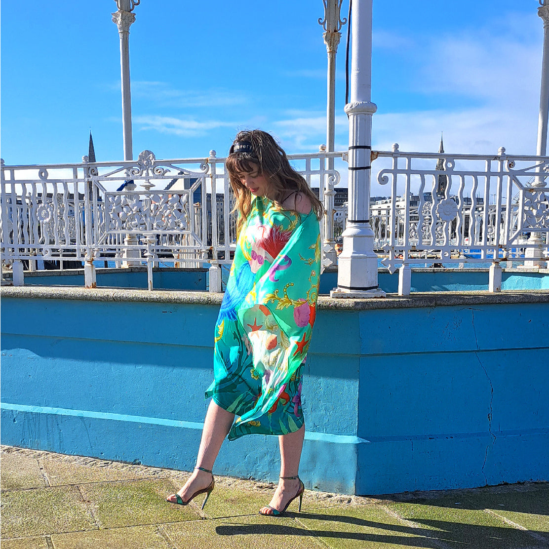 Sofia the Selkie Silk Kaftan (long)