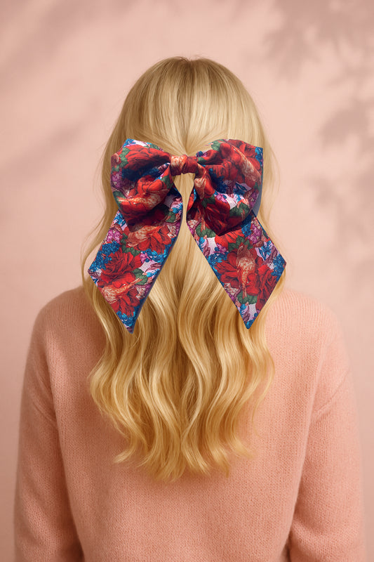 My Grannies Garden Silk Bow